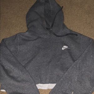 cropped nike hoodie